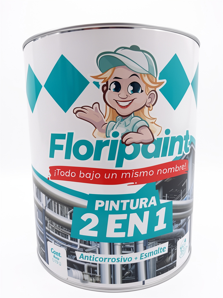 Gris 2 En 1 Galón Floripaint