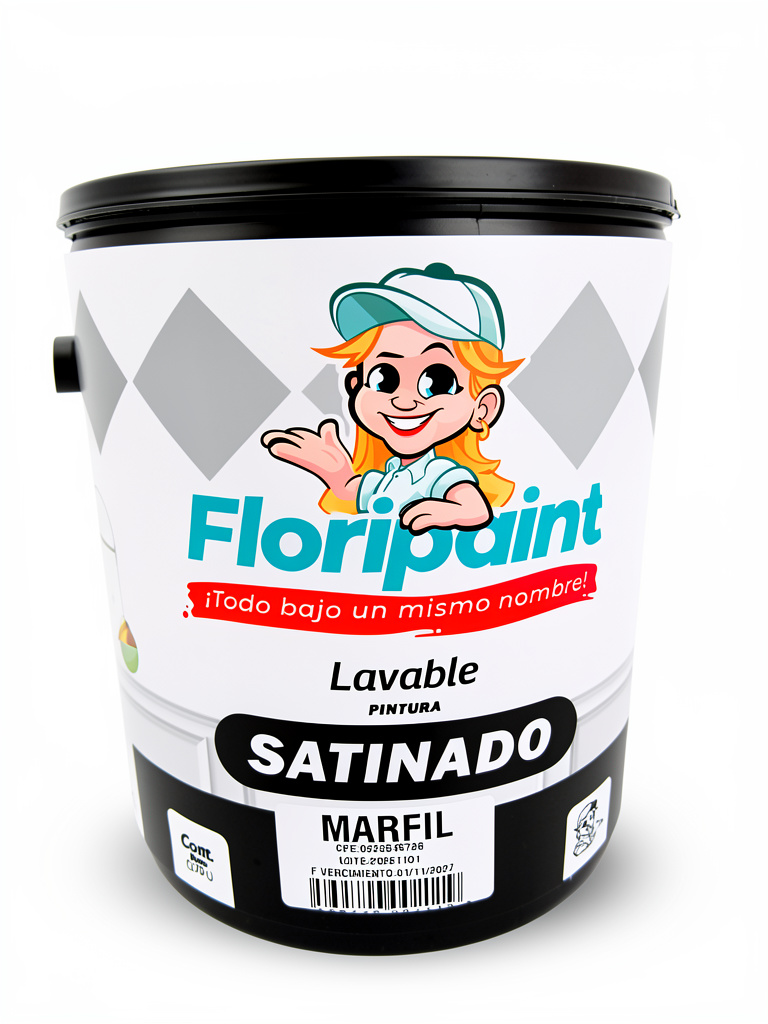 Marfil Satinado Clase B Galón Floripaint