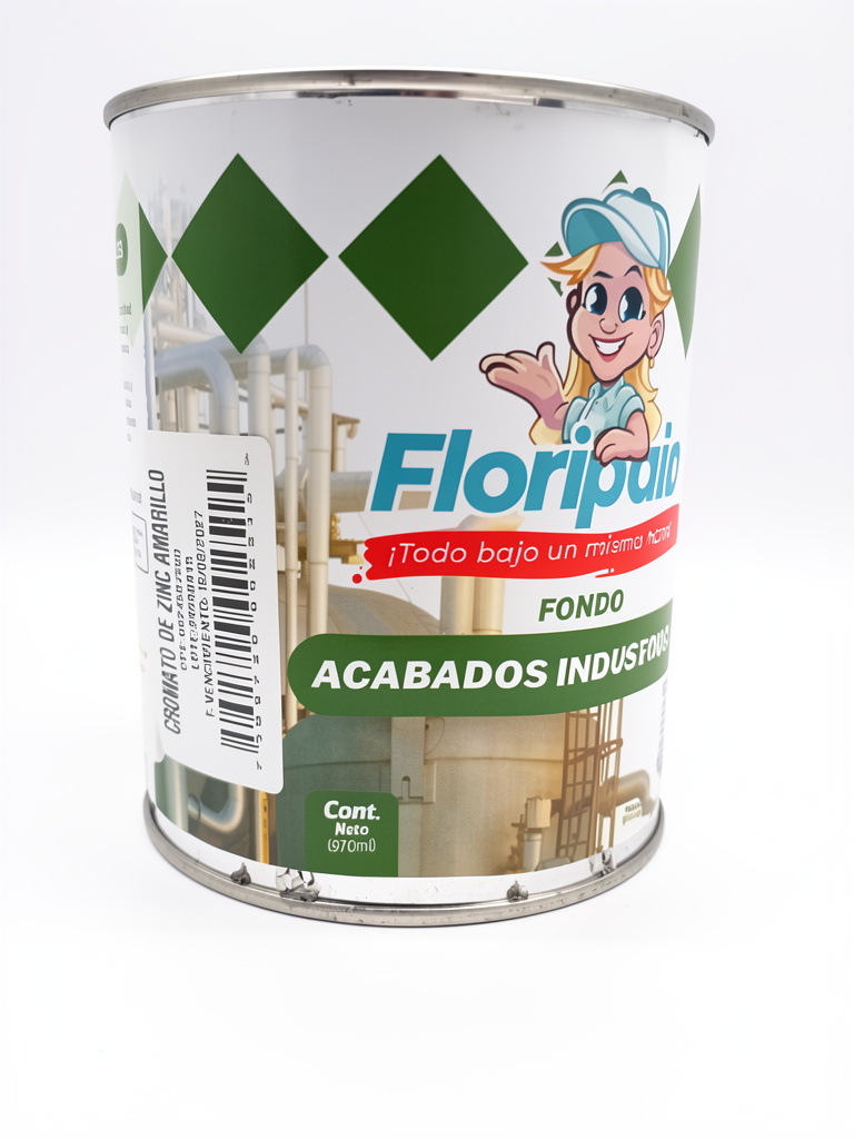 Amarillo Fondo 1/4 Cromato de Zinc FLORIPAINT