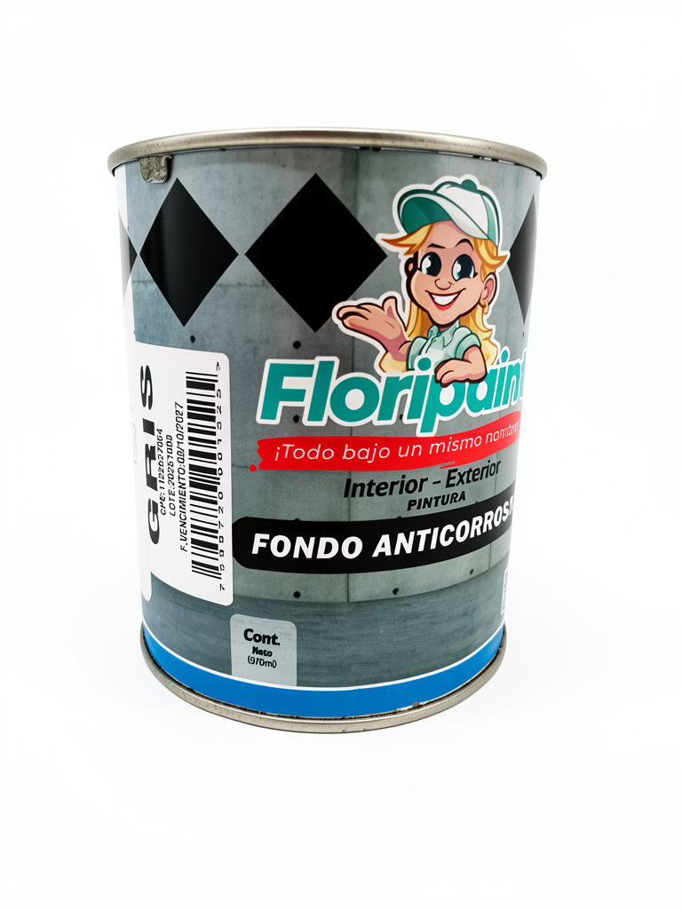 Gris Fondo 1/4 Floripaint