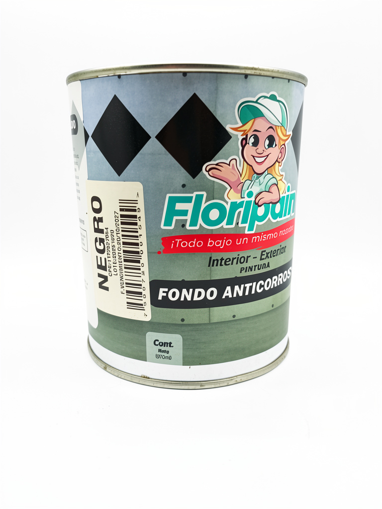 Negro Fondo 1/4 FLORIPAINT