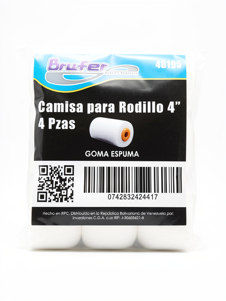 Funda para Rodillo 4" Brufer (UND)