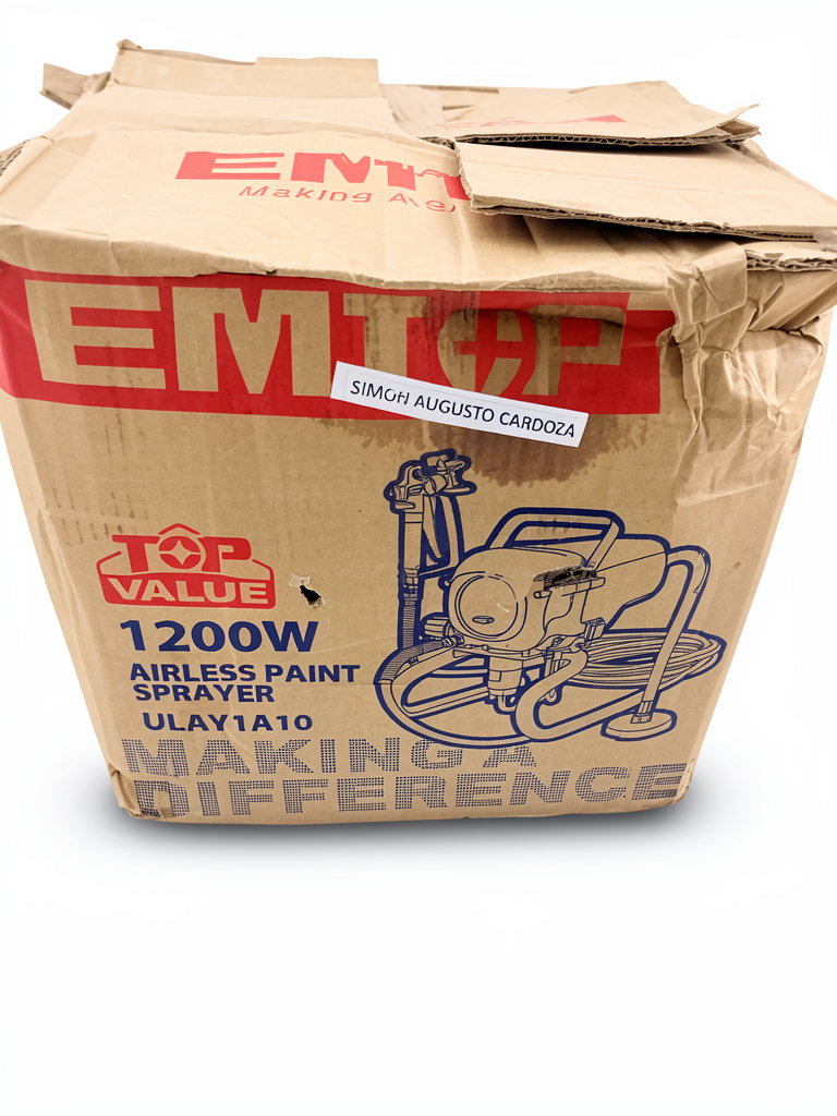 PULVERIZADOR DE PINTURA SIN AIRE 1200W 110-120V 50/60HZ 1.6L/MIN