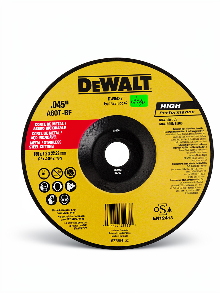 DISCO DE CORTE 7/8 DEWALT
