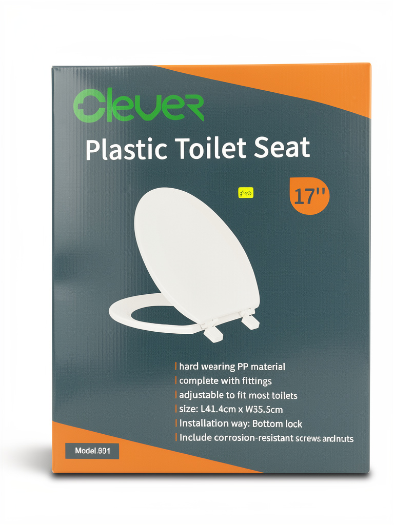 Clever asiento sanitario blanco redondo
