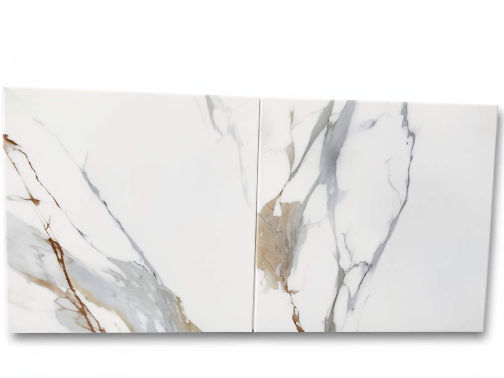Baldosa 44x44 boel blanco marmoleado