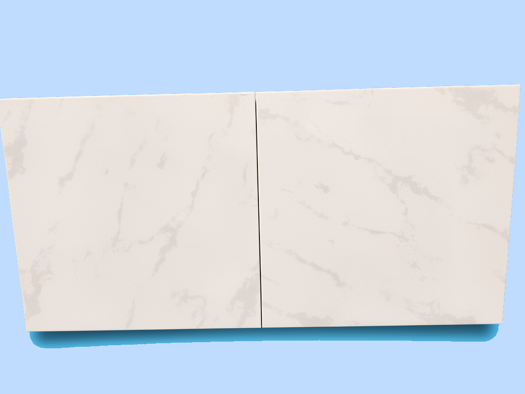 Baldosa 44x44 Carrara blanco