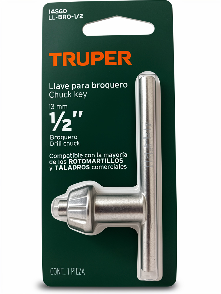 Llave para taladro 1/2 Truper