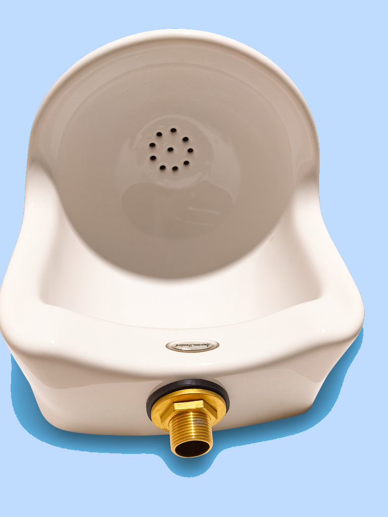Orinal génesis Fluxometro blanco pared