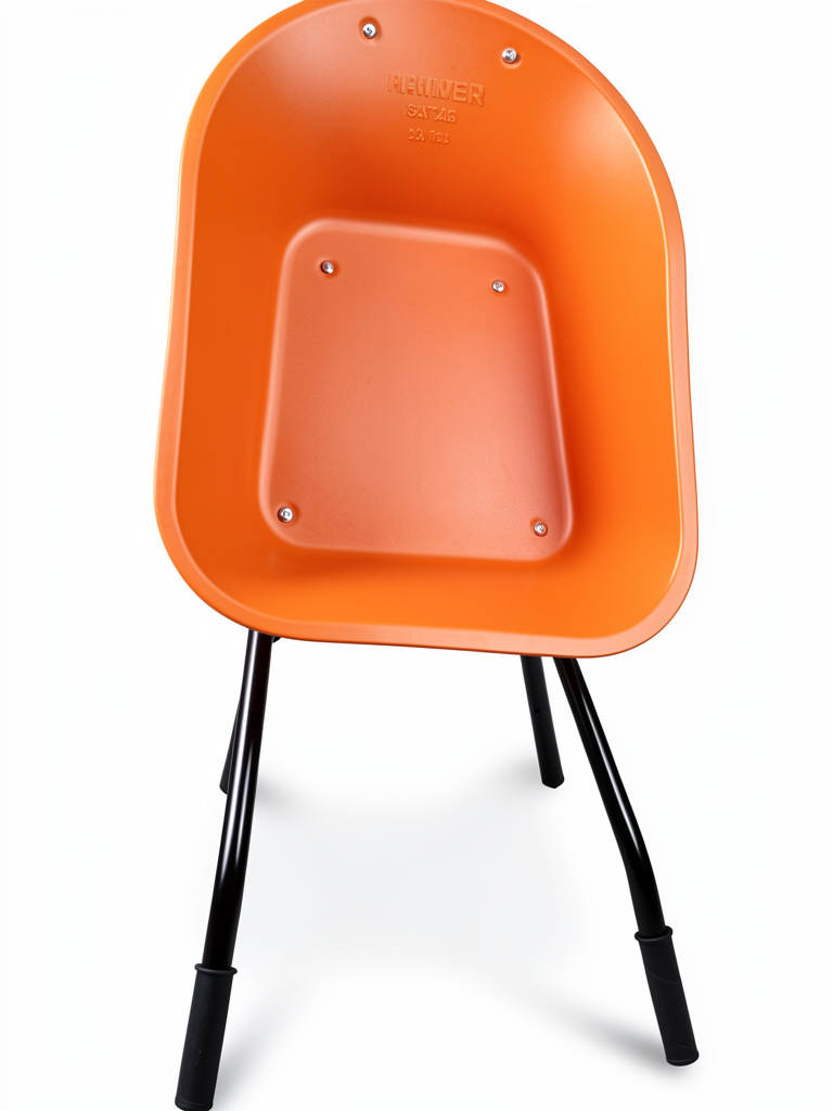 Carretilla naranja