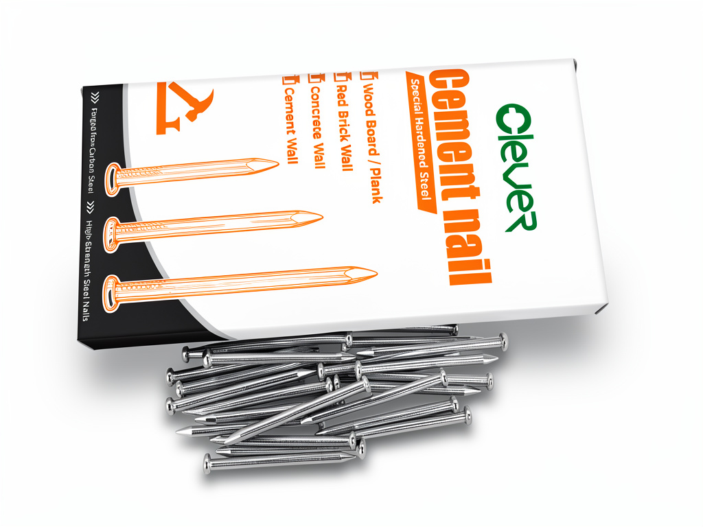 Clever clavos para concreto 2p por uds