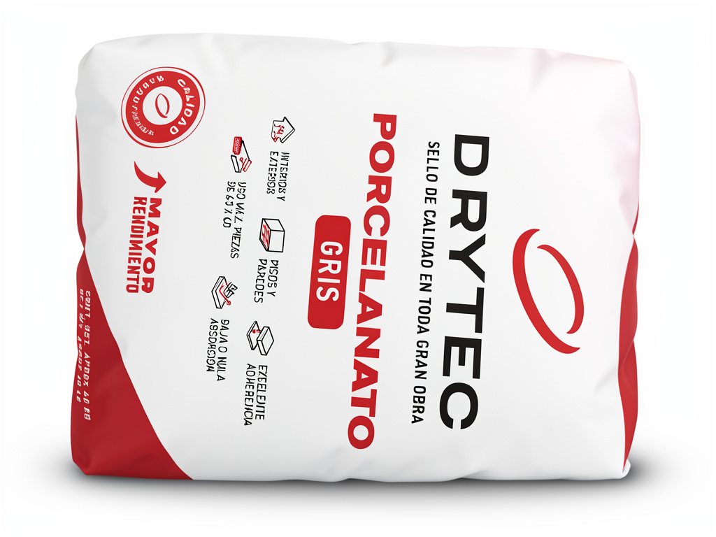 Pegamento para porcelanato gris  Drytec  40kg