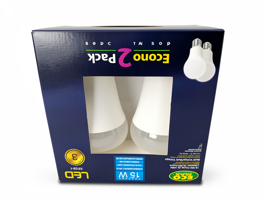 Bombillo LED 15W 2pack 6500k economax
