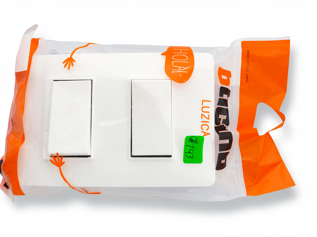INTERRUPTOR DOBLE BTICINO BLANCO