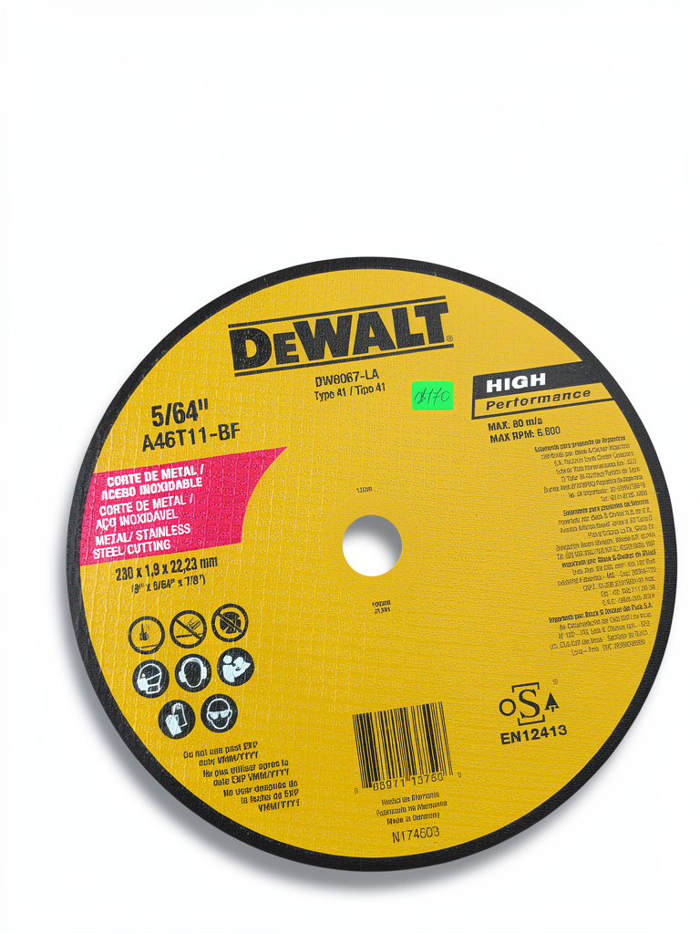DISCO DEWALT  DE CORTE 9X5/64X7/8
