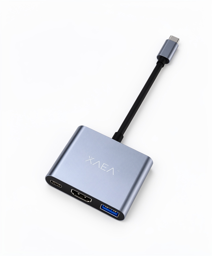 Adaptador 3 Puertos USB-C XAEA