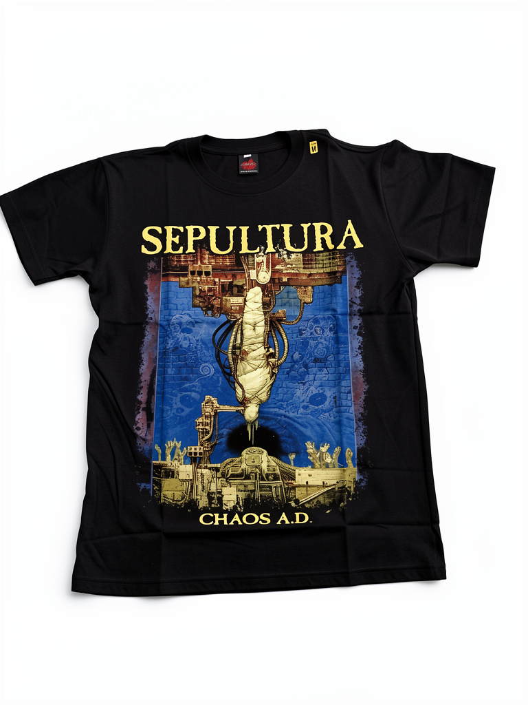 Camiseta sepultura M chaos A. D