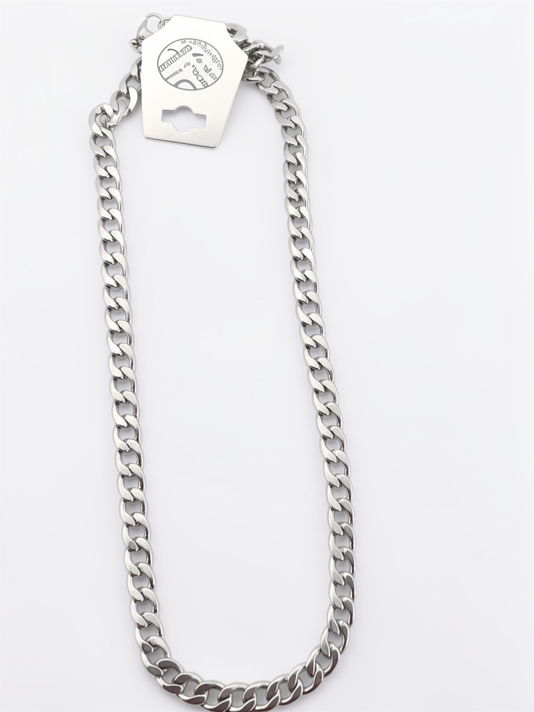 Cadena Acero Quirúrgico  mediana  plata