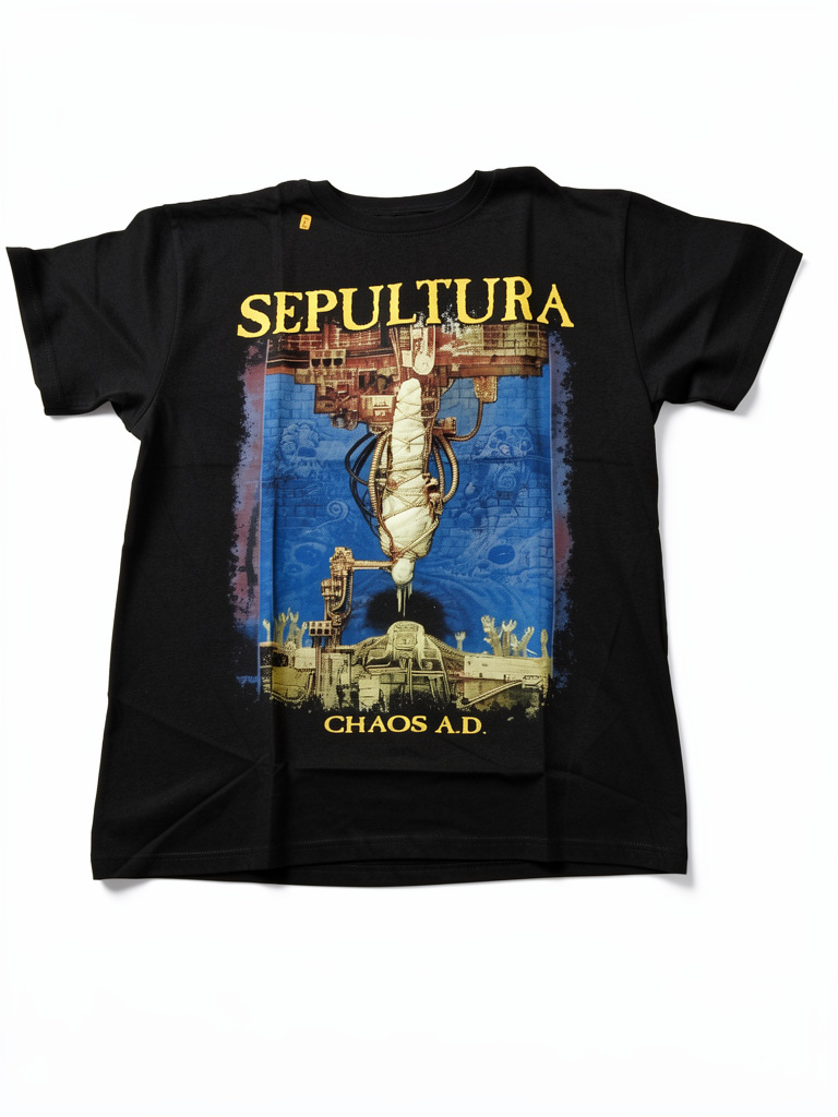 Camiseta sepultura L chaos A. D