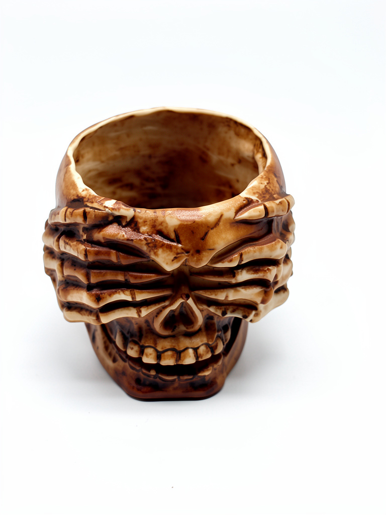 Ceniceros skull resina