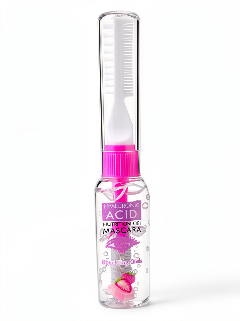 Mascara para pestañas con ácido hialurónico (envase rosa)