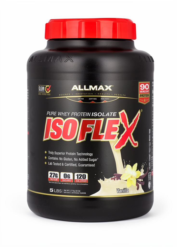Allmax Isoflex vainilla 75 servicio