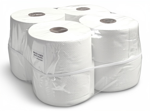8 Rollos Blancos - MODELO JUMBO x 300 m
