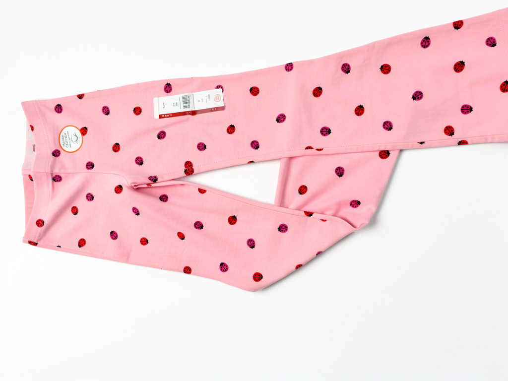 Leggings rosados mariquitas talla 8T