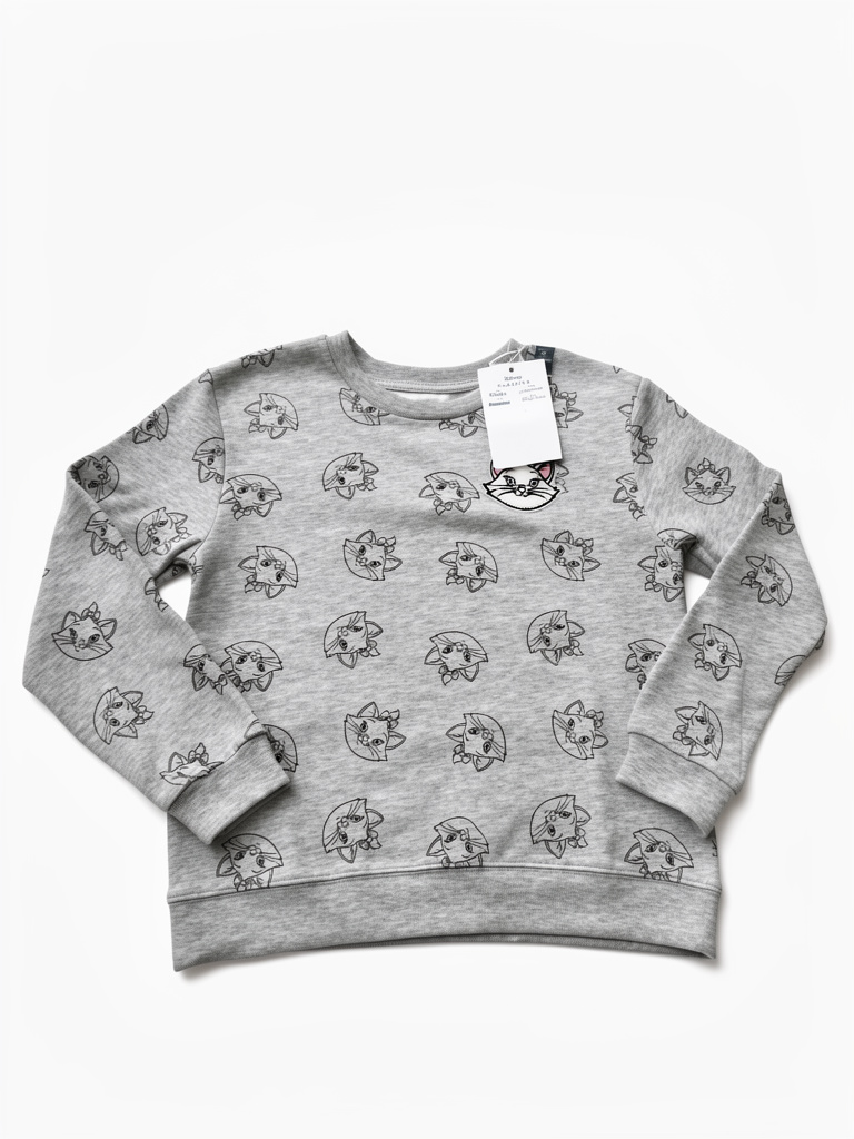 Sueter gris estampado talla 12T
