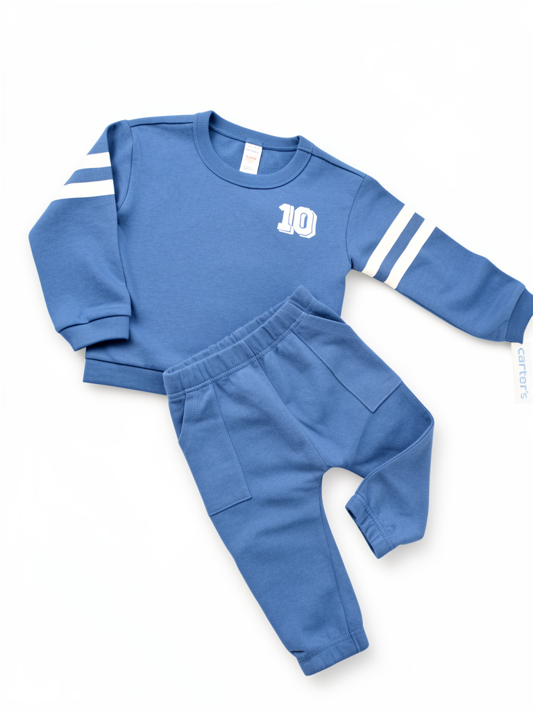 Carter's conjunto azul niño talla 24M