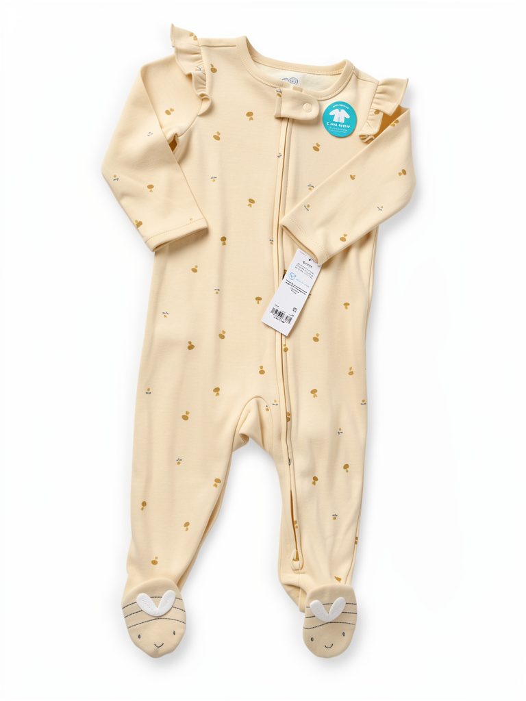 Carter's pijama beige bebé talla 6-9M