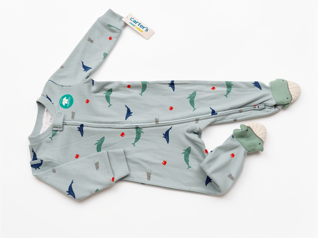 Carter's pijama delfines talla 6-9M