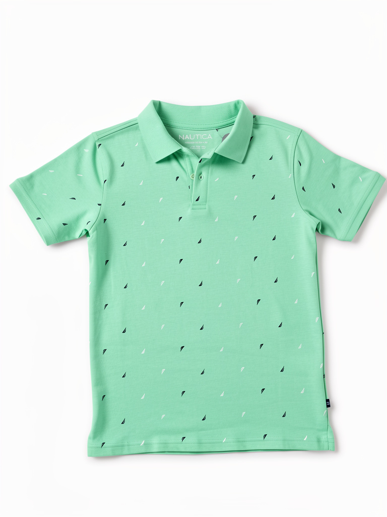 Nautica chemise verde agua talla 10/12