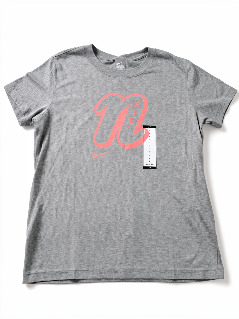 Nike camiseta gris juvenil talla L
