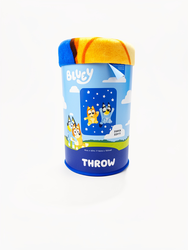 Bluey cobija azul
