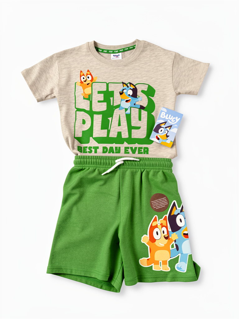 Bluey conjunto verde niño talla 5t 58858
