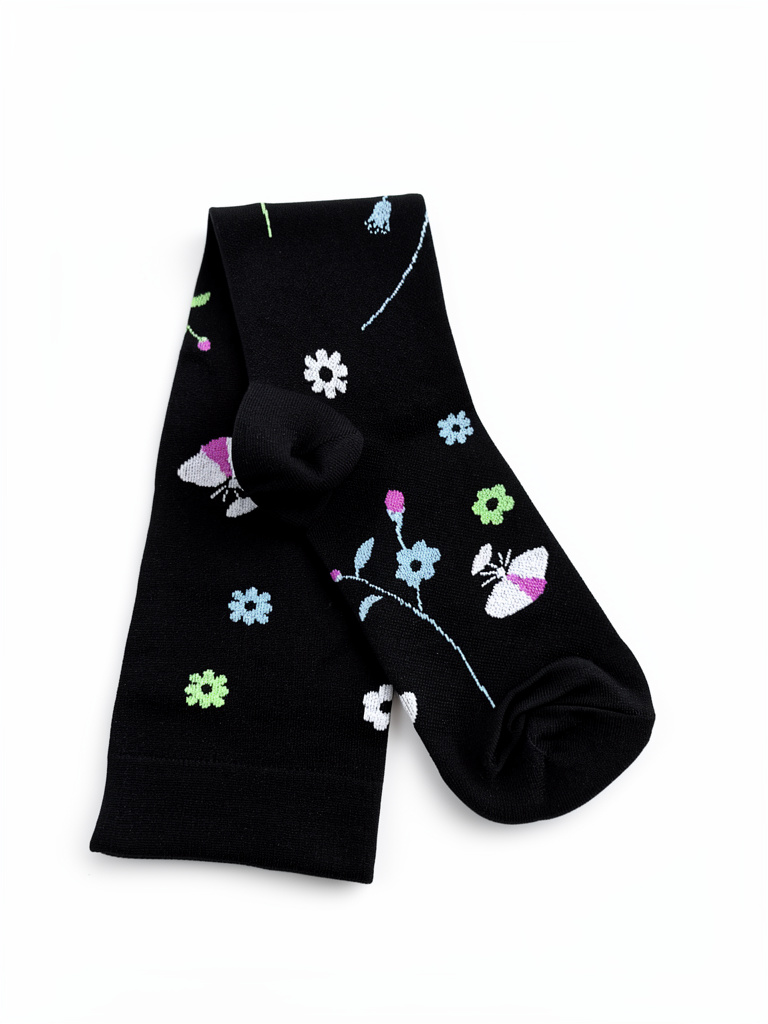 065 negras florales
