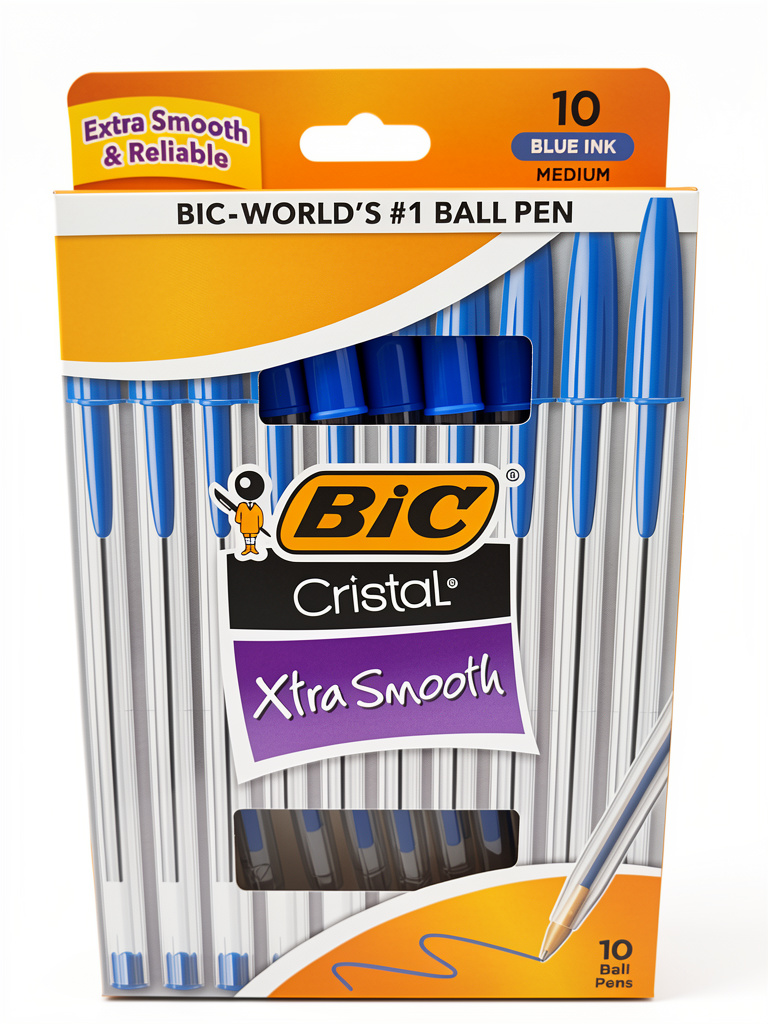 Plumas color azul Bic