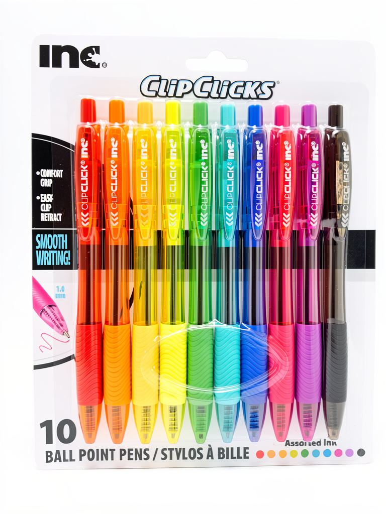 Paquete de plumas de color 10pz.