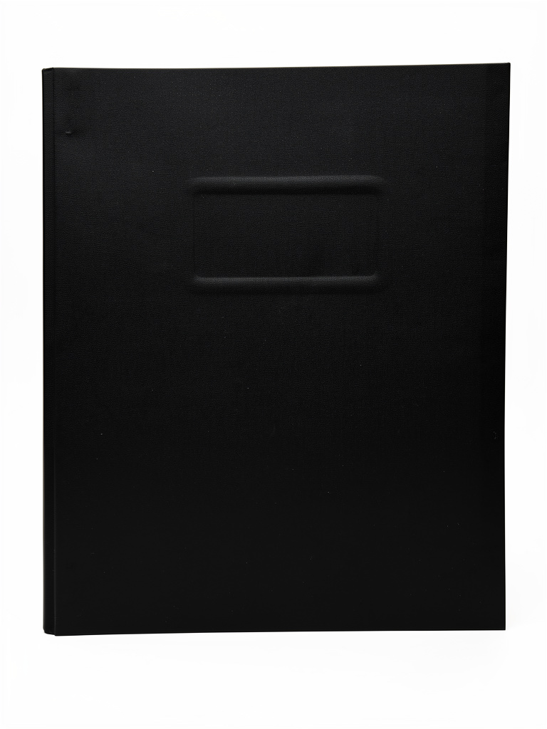 Carpeta color negro