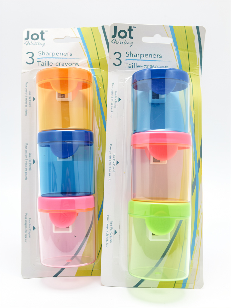 Paquete de Sacapuntas 3pz