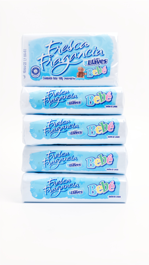 Jabón azul bebé