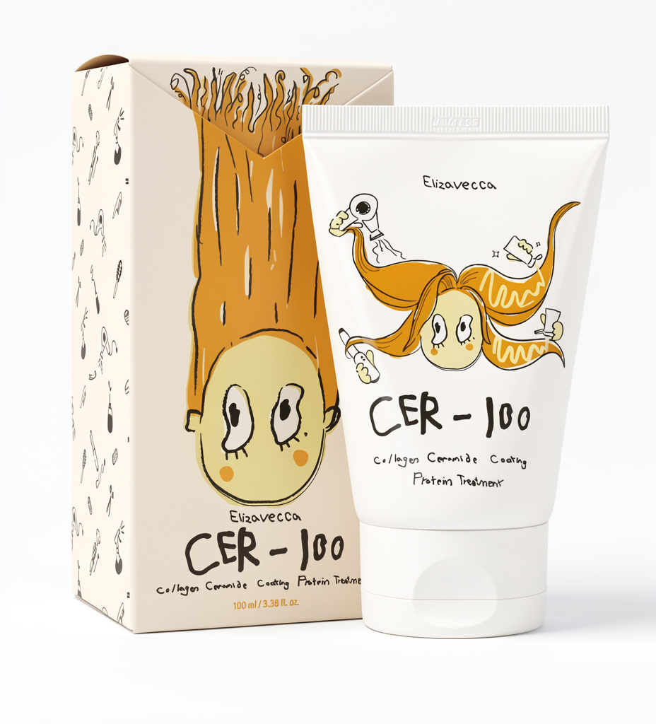 ELIZAVECCA CER-100
Collagen Ceramide Coating Protein Treatment — 100 ml