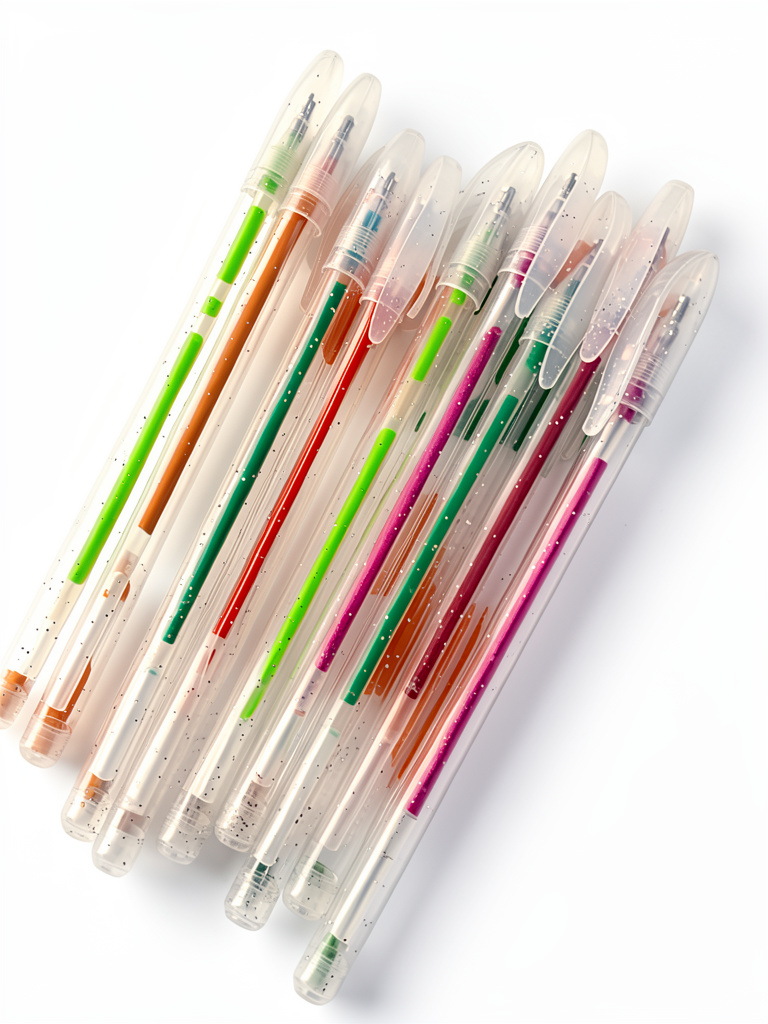Lapiceros de Gel con brillo