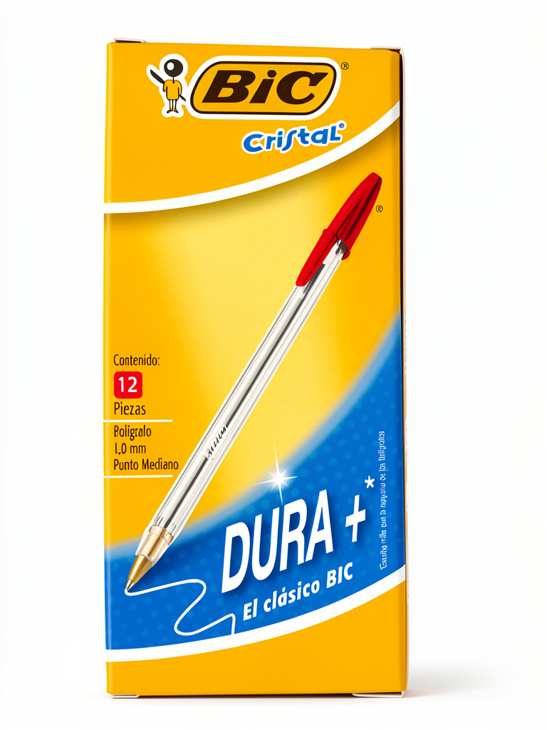 Bic cristal rojo lapicero