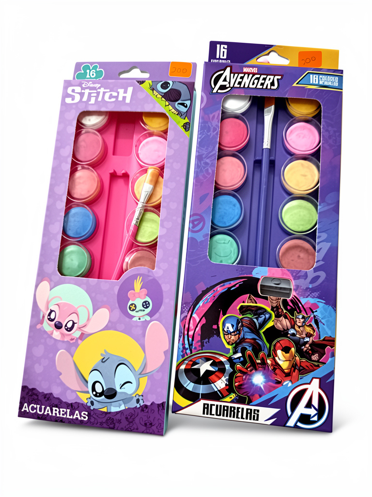 Acuarela de personajes