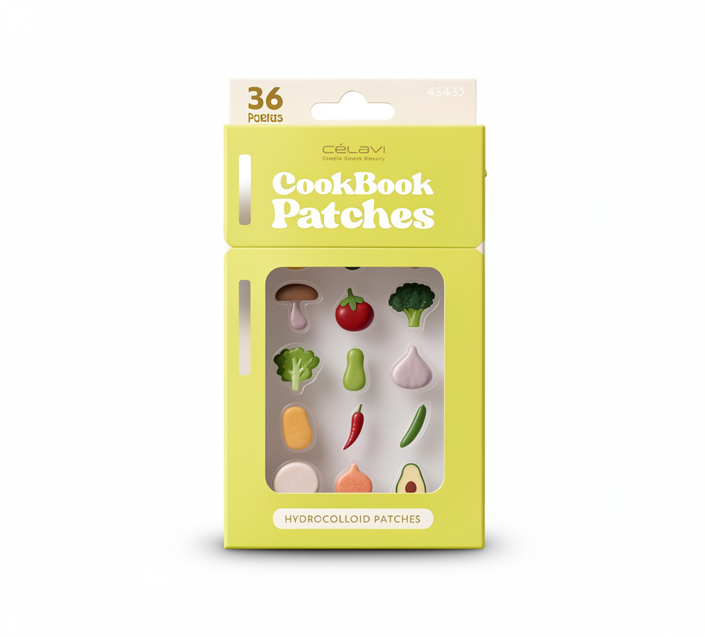 Célavi Parches para granitos (formas de postres y verduras) 36 parches