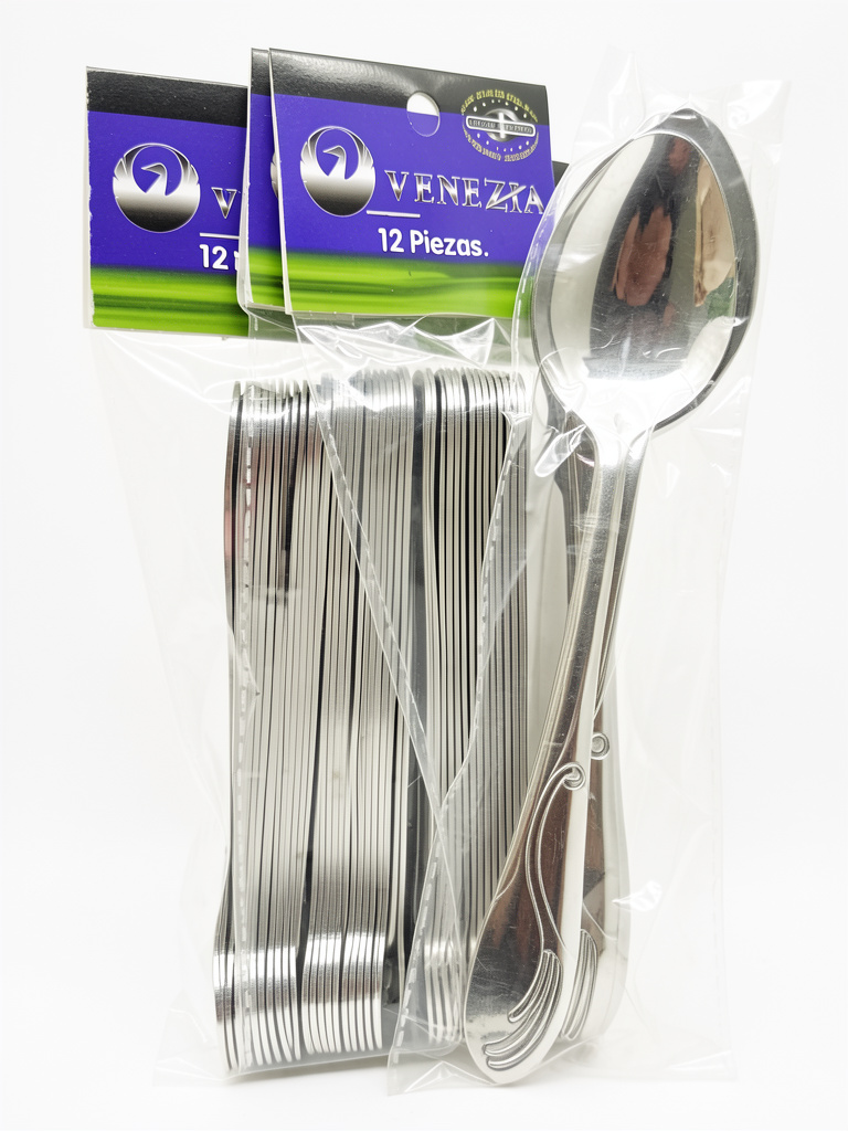 JUEGO CUCHARAS MET X12