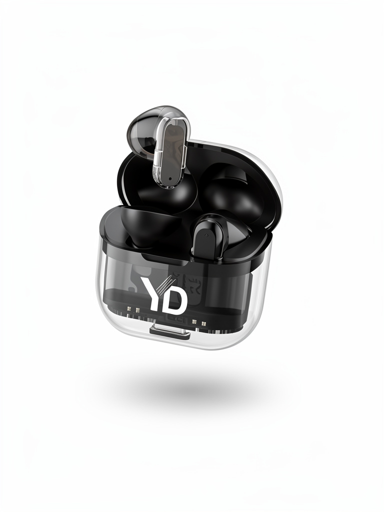AUDIFONO INALAMBRICO TRASLUCIDO
