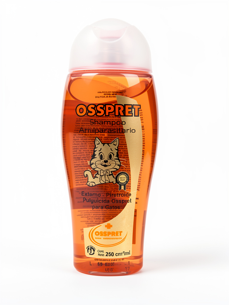 SHAMPOO OSSPRET GATO PULGUICIDA